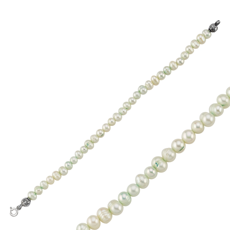 Blue Genuine Pearl Bracelet - B104671