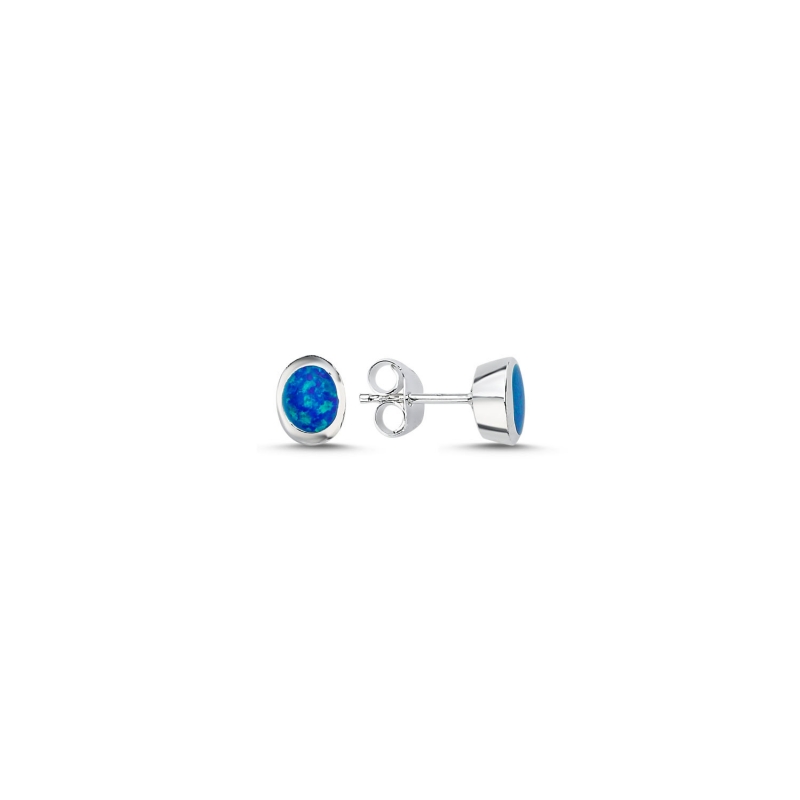5x7mm Opal Stud Earrings - E105435