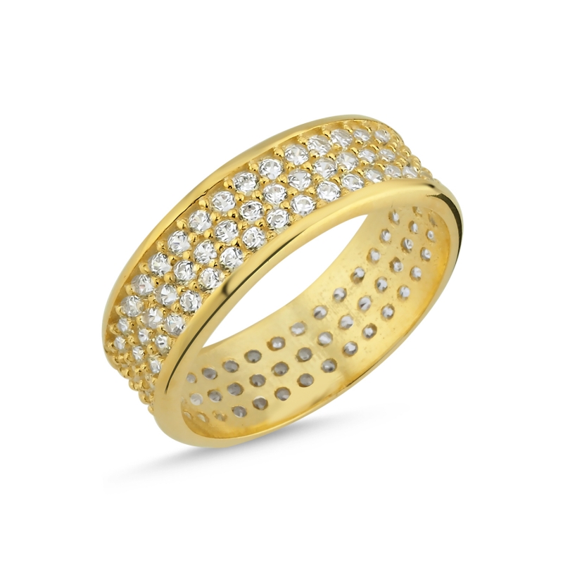 Eternity 3 Row Band Ring - R105506