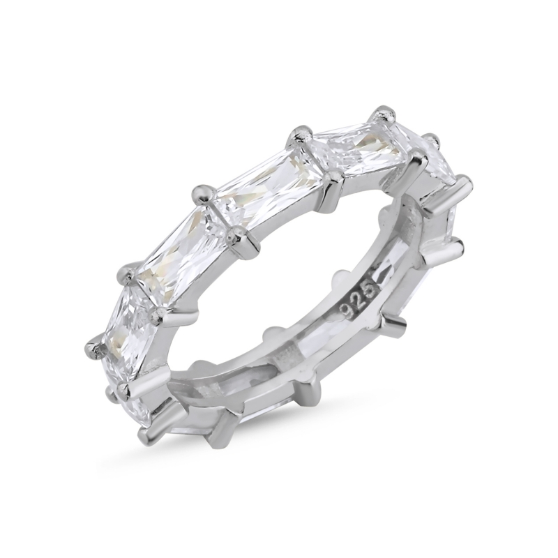 Eternity Baguette CZ Band Ring - R105514