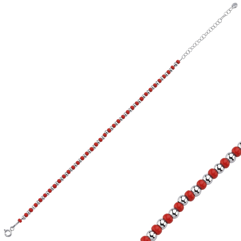 Red Miyuki Beads Bracelet - B105800