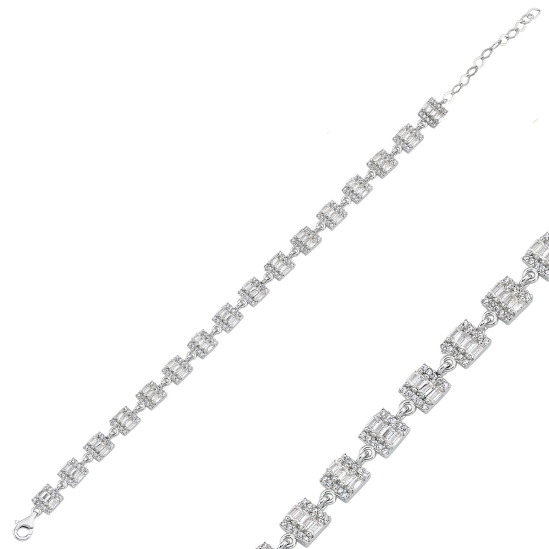 Baguette CZ Bracelet - B105809