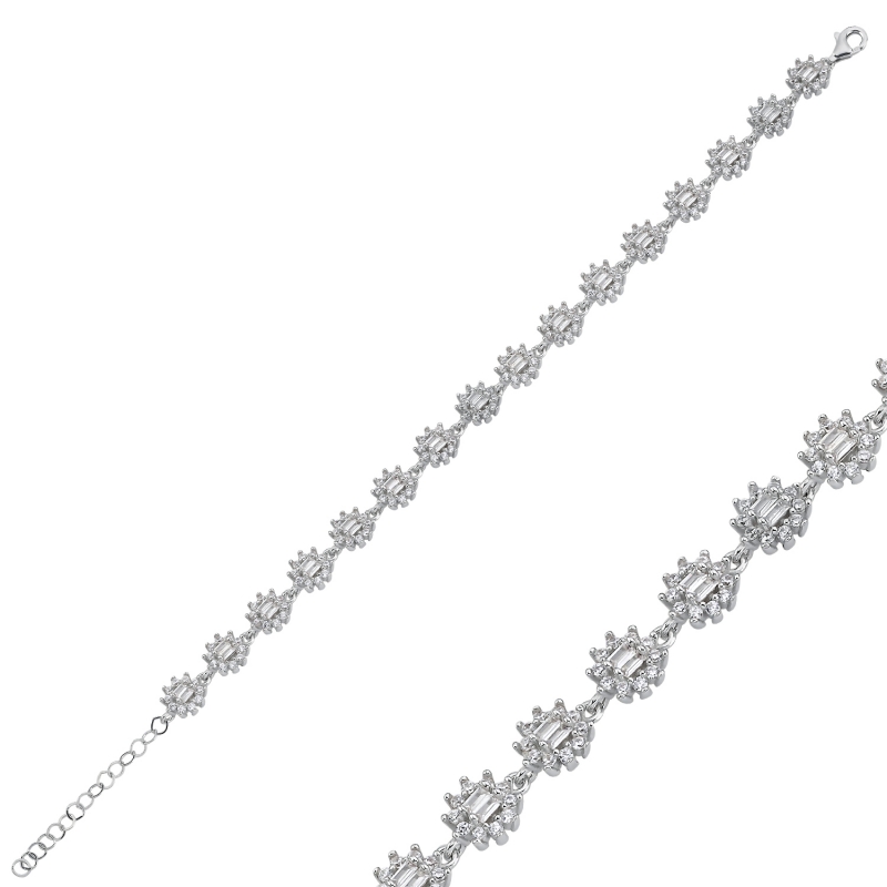 Baguette CZ Bracelet - B105813
