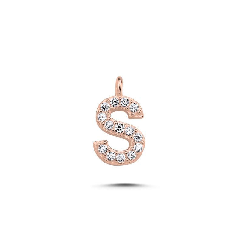 -S- CZ Letter Charm - TT105846