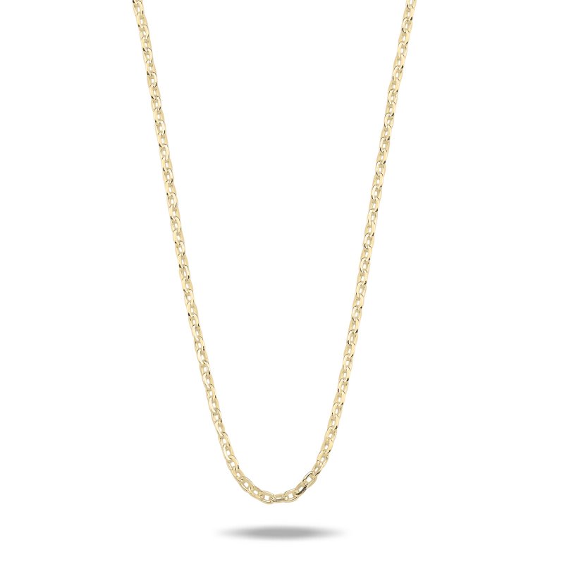 40 Micron Diamond Cut Forzentina Chain Necklace With Extension Chain - CH105939