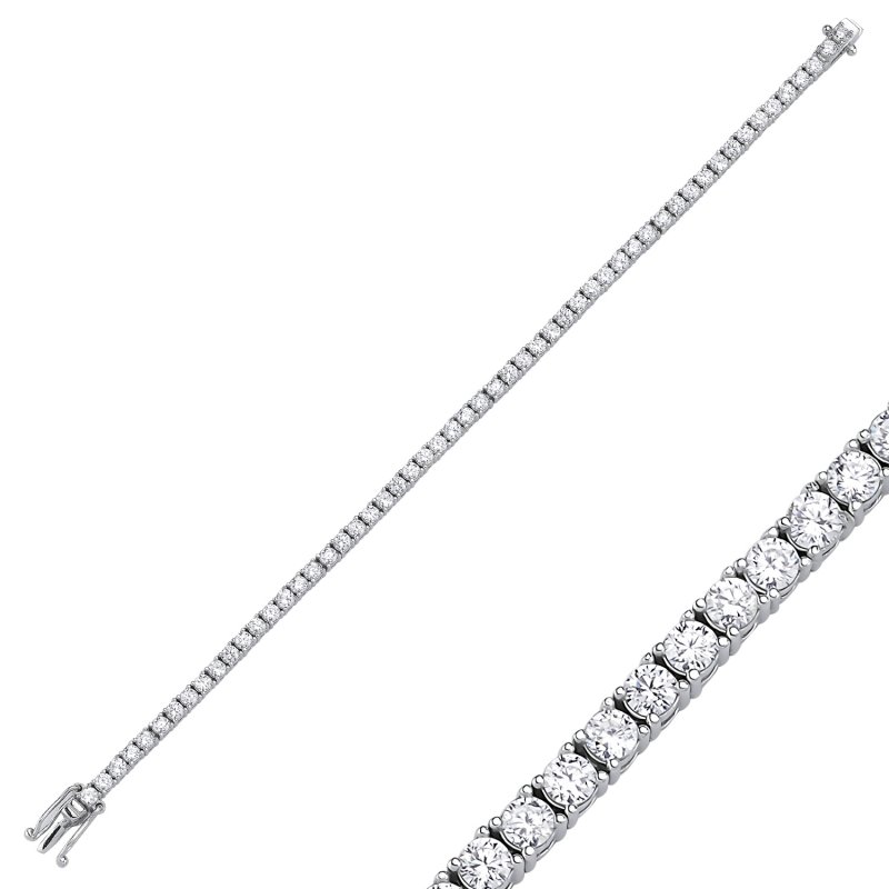 2,5mm CZ Tennis Bracelet - B105952