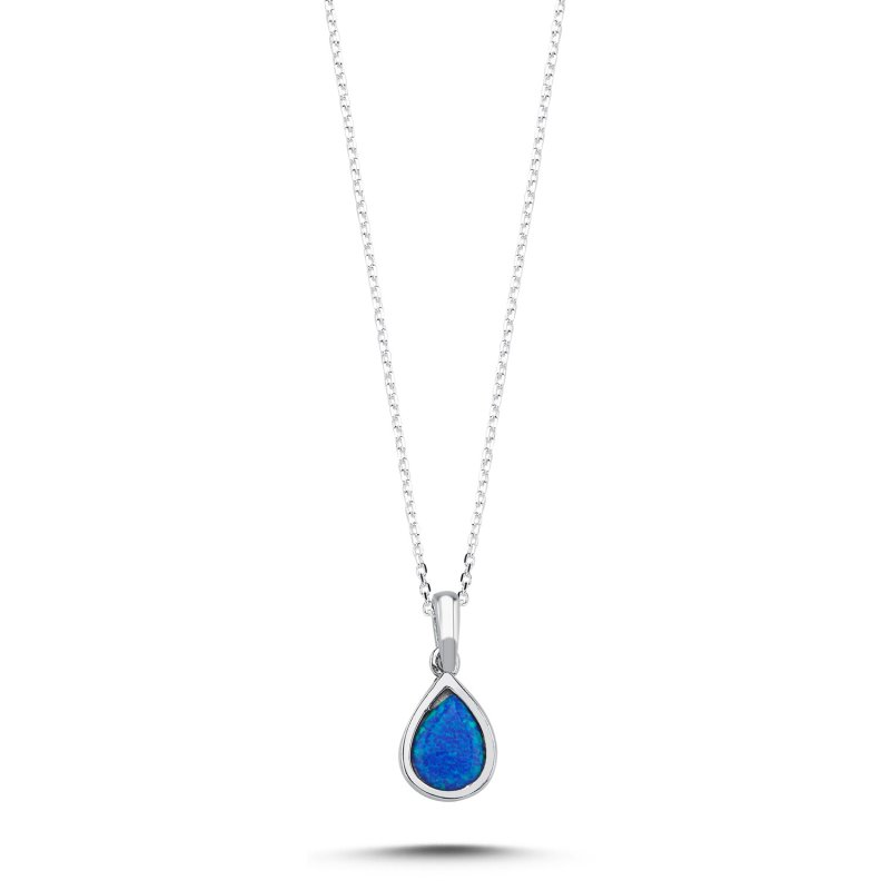 Opal & Teardrop Necklace - N106048