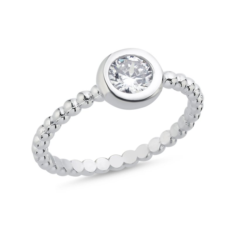 CZ Solitaire Ring - R106093