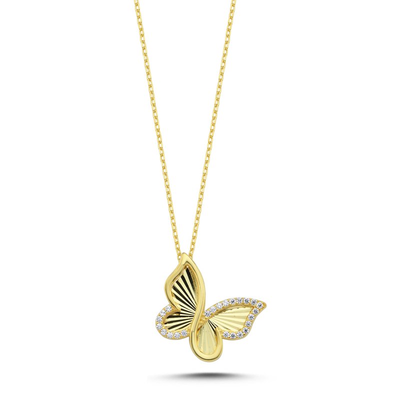 Butterfly CZ Necklace - N106156
