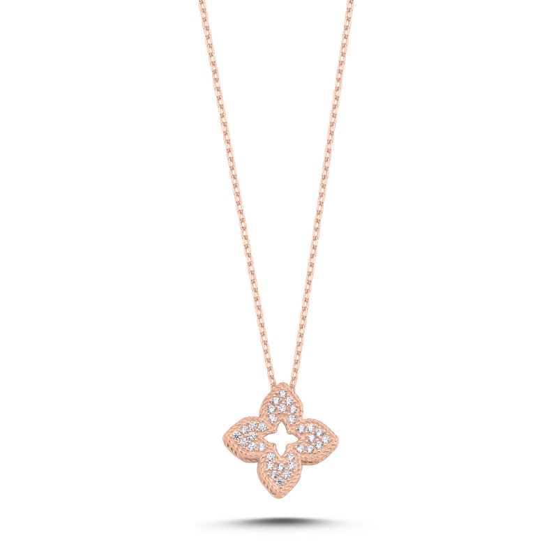 Clover CZ Necklace - N106162