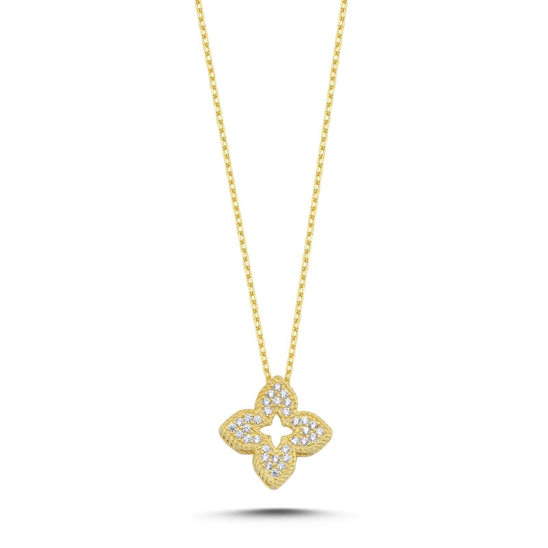 Clover CZ Necklace - N106162