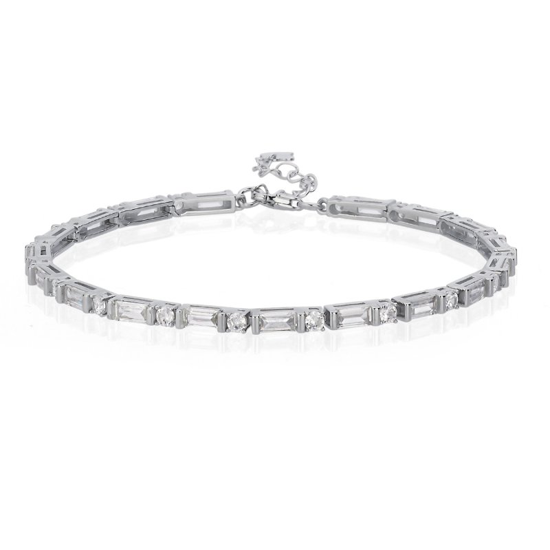 Baguette CZ Tennis Bracelet - B106227