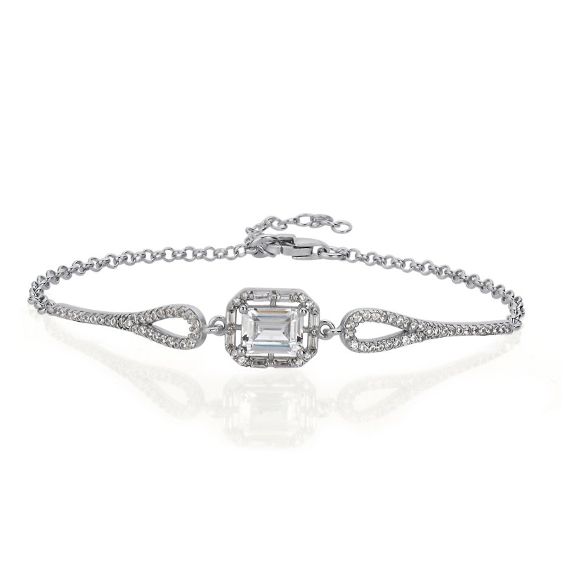 Baguette CZ Bracelet - B106347