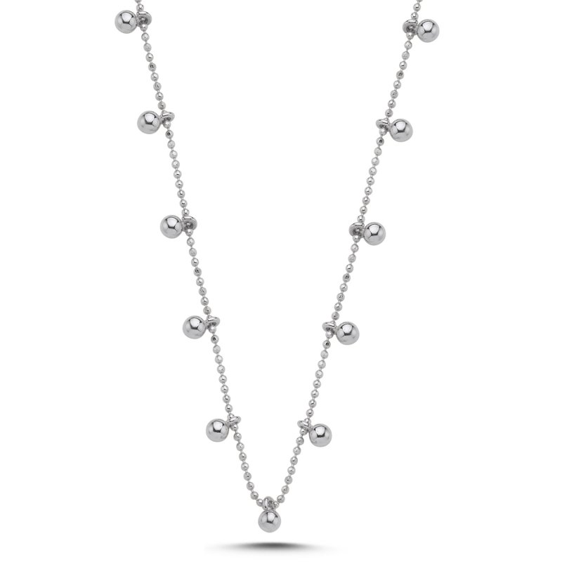 Dangle Ball Charm Necklace - N106434