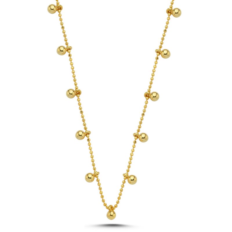 Dangle Ball Charm Necklace - N106434