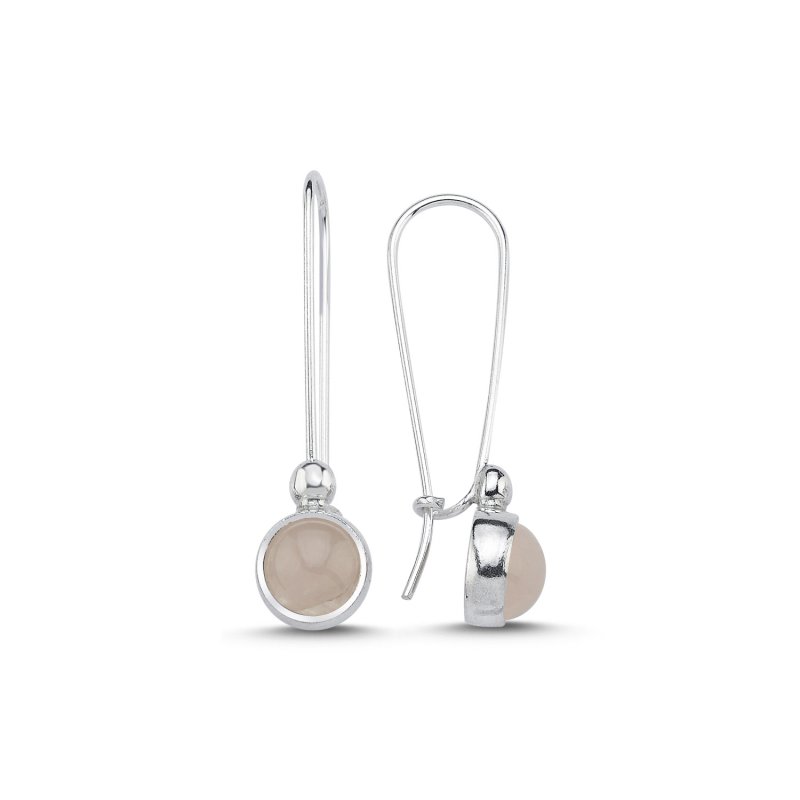 Rose Quartz Handmade Earrings - E106593