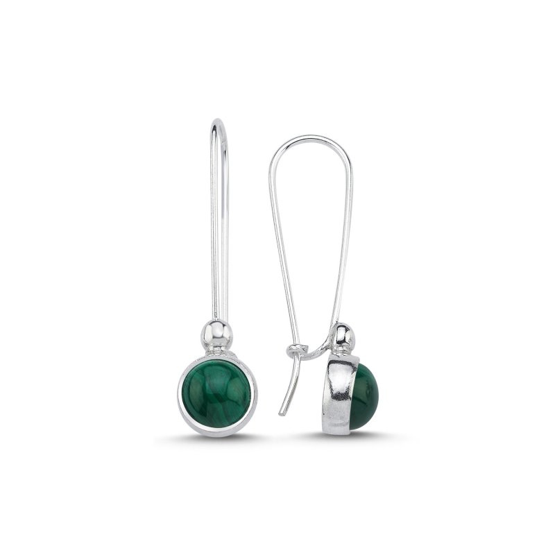 Malachite Handmade Earrings - E106595