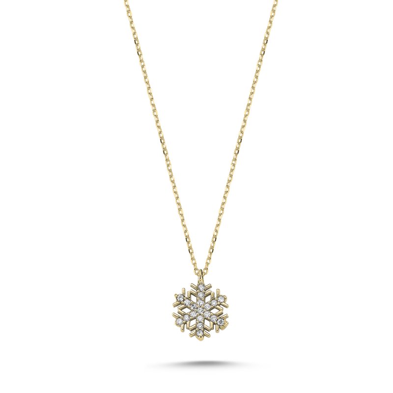 Snowflake CZ Necklace - N106618