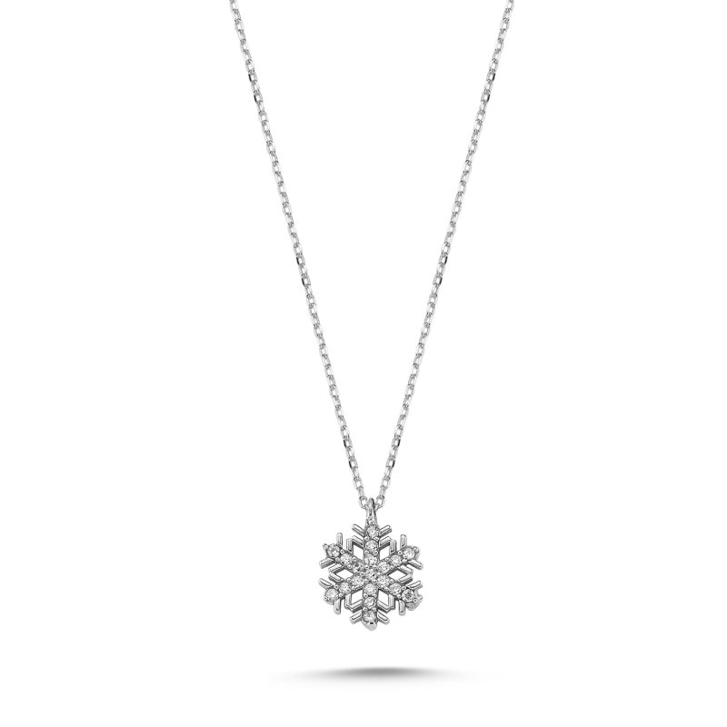 Snowflake CZ Necklace - N106618