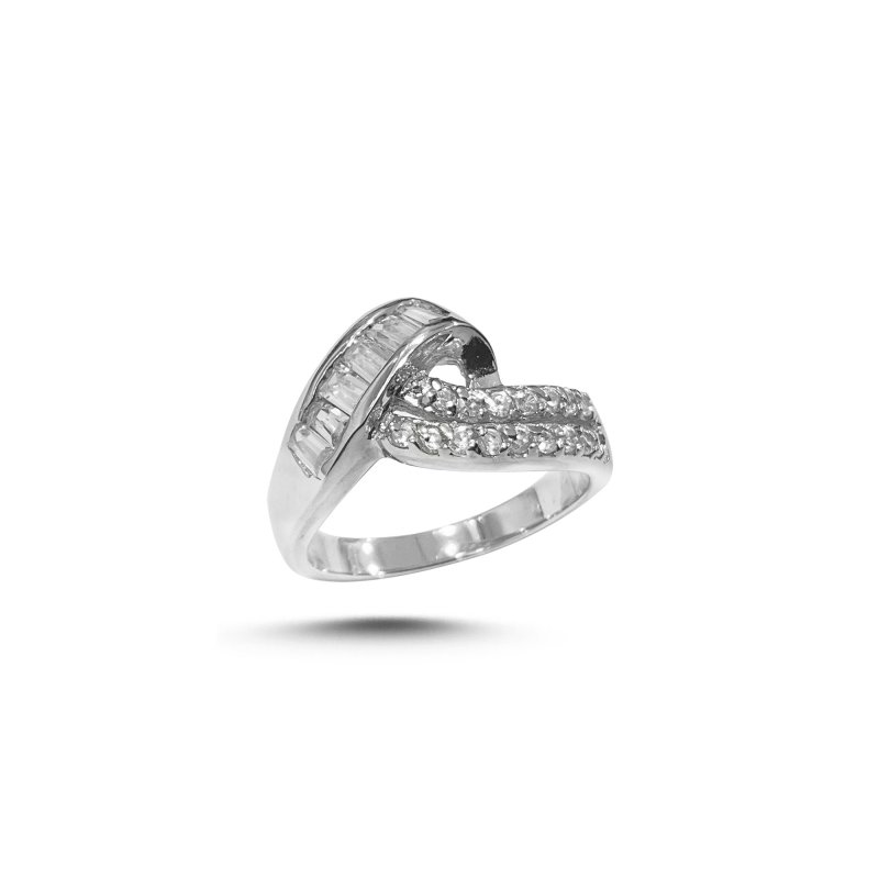 Baguette & CZ Ring - R106845