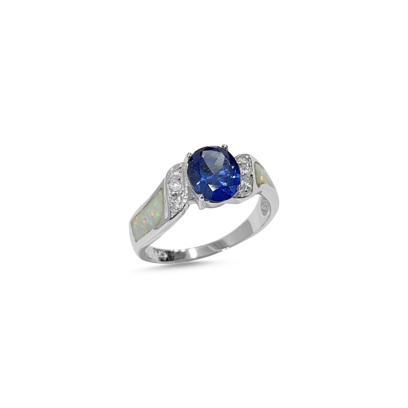 Opal & CZ Ring - R106892