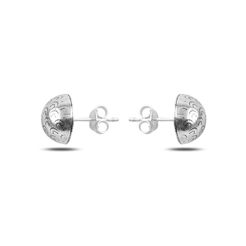 10mm Half Ball Stud Earrings - E107143