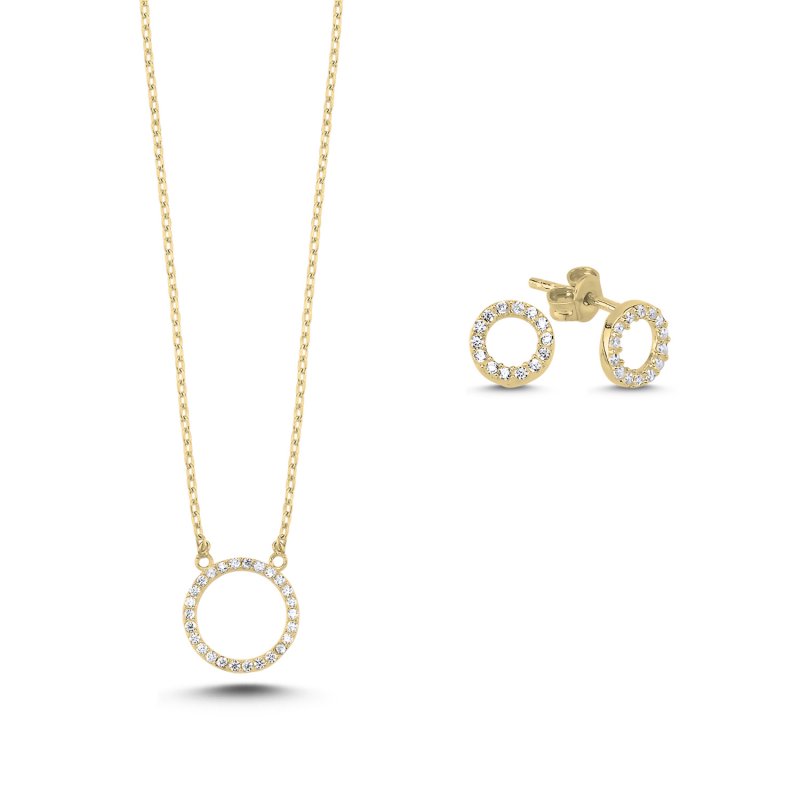 Circle CZ Set - S107190