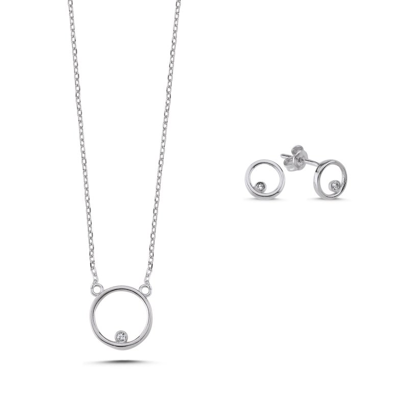 Circle CZ Set - S107191