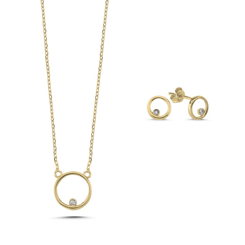 Circle CZ Set - S107191