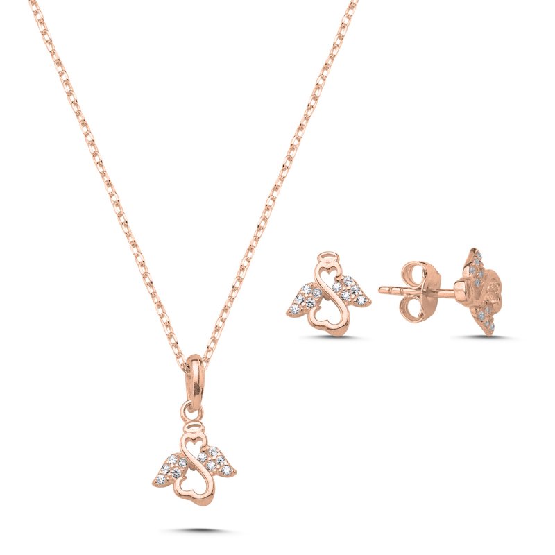 Melek Zirkon Taşlı Set - S107196