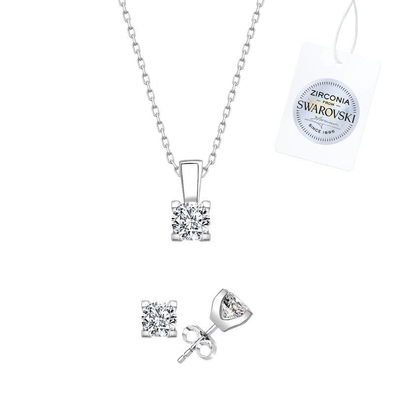 Swarovski Zirconia Solitaire Set - S107284