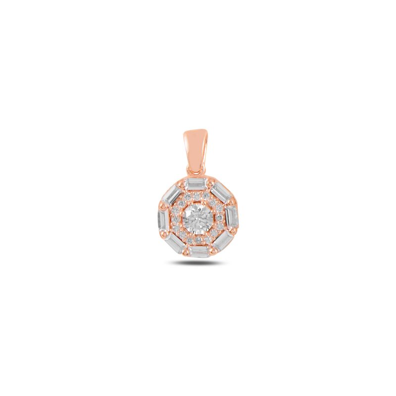 Baguette CZ Dangle Pendant - P107314