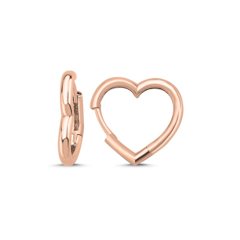 Heart Hoop Earrings - E107442