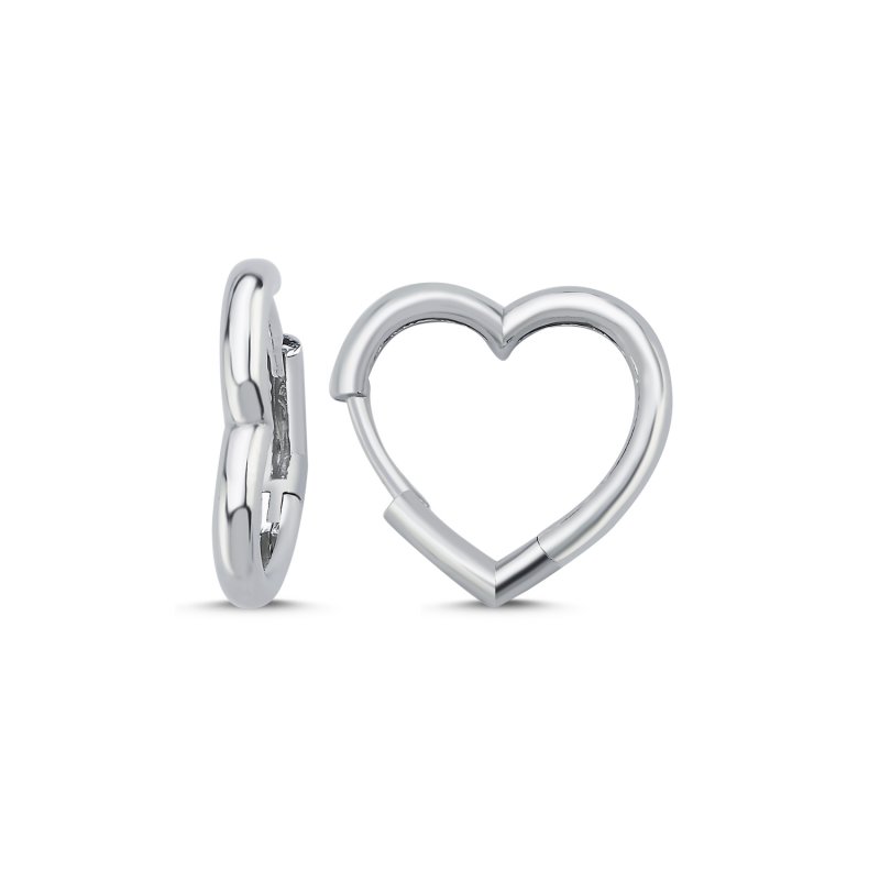 Heart Hoop Earrings - E107442