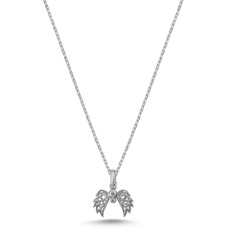 Wings CZ Necklace - N107455