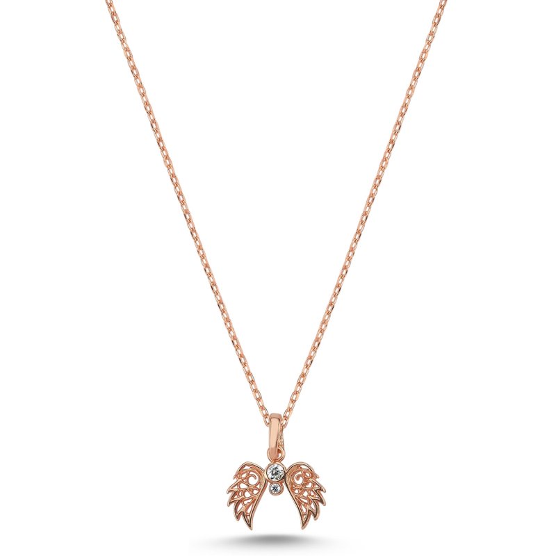 Wings CZ Necklace - N107455