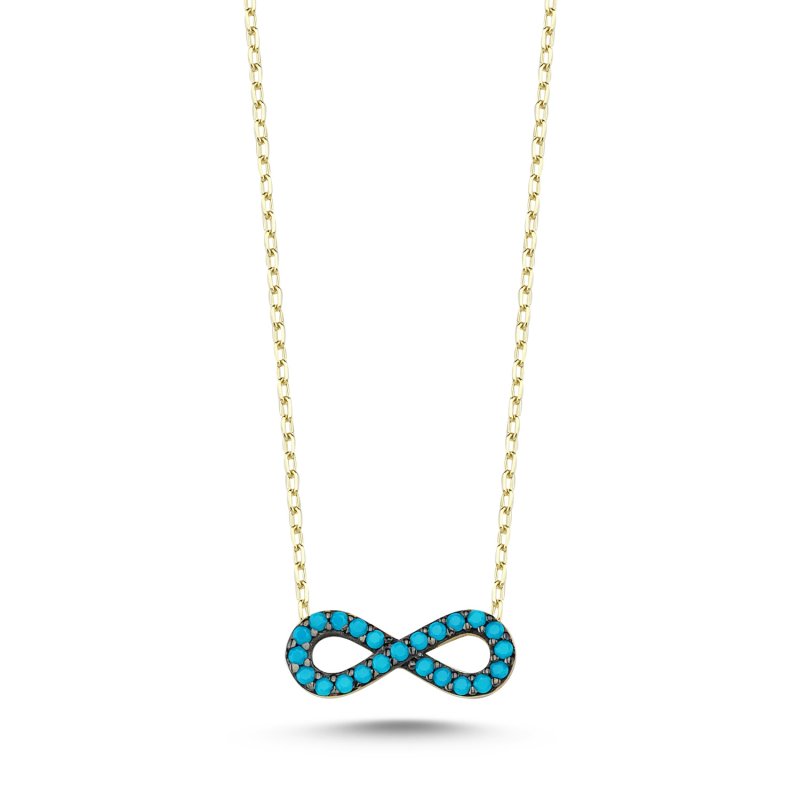 Infinity Nano Turquoise Necklace - N107457