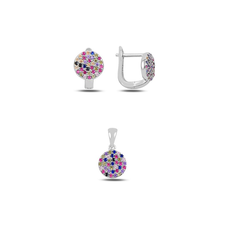 Round Mix CZ Set - S107526