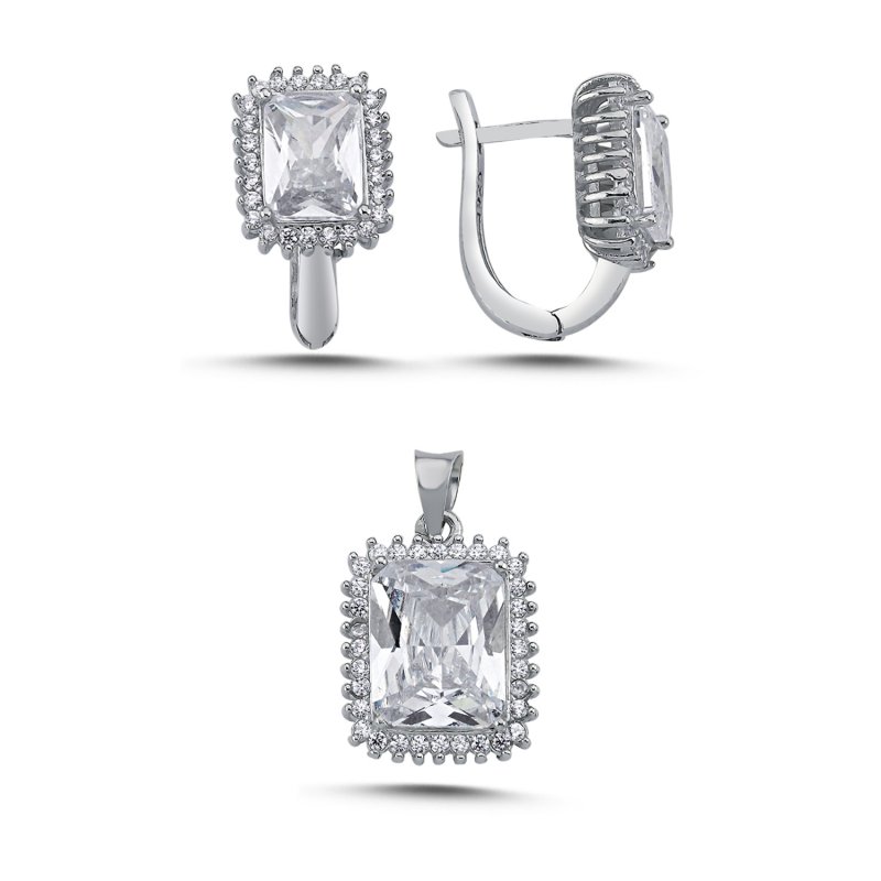 Halo CZ Set - S107535