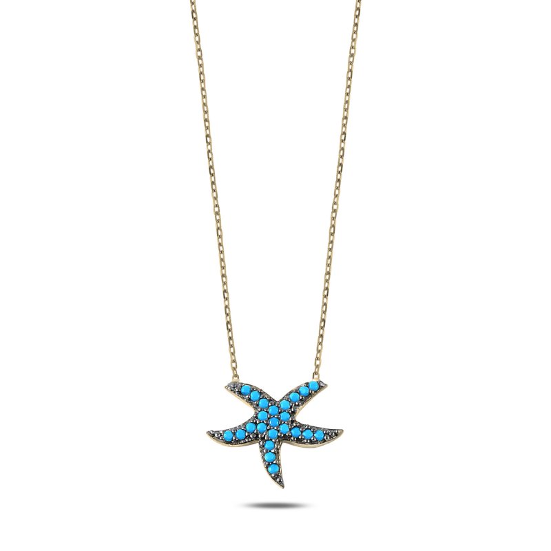 Nano Turquoise Starfish Necklace - S107543