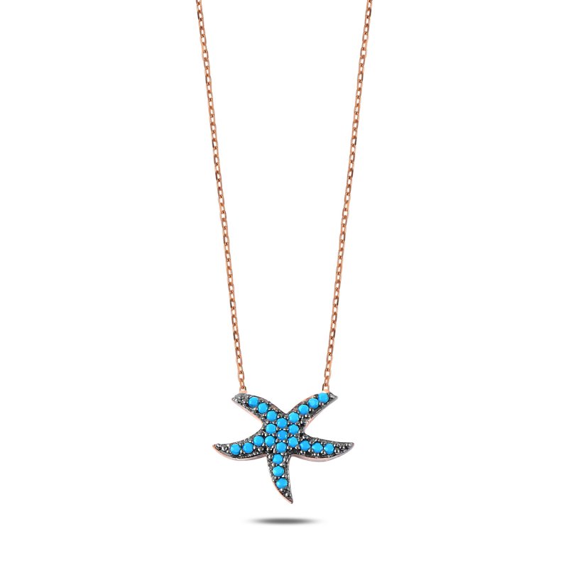 Nano Turquoise Starfish Necklace - S107543