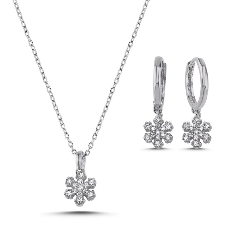 Snowflake CZ Set - S107551