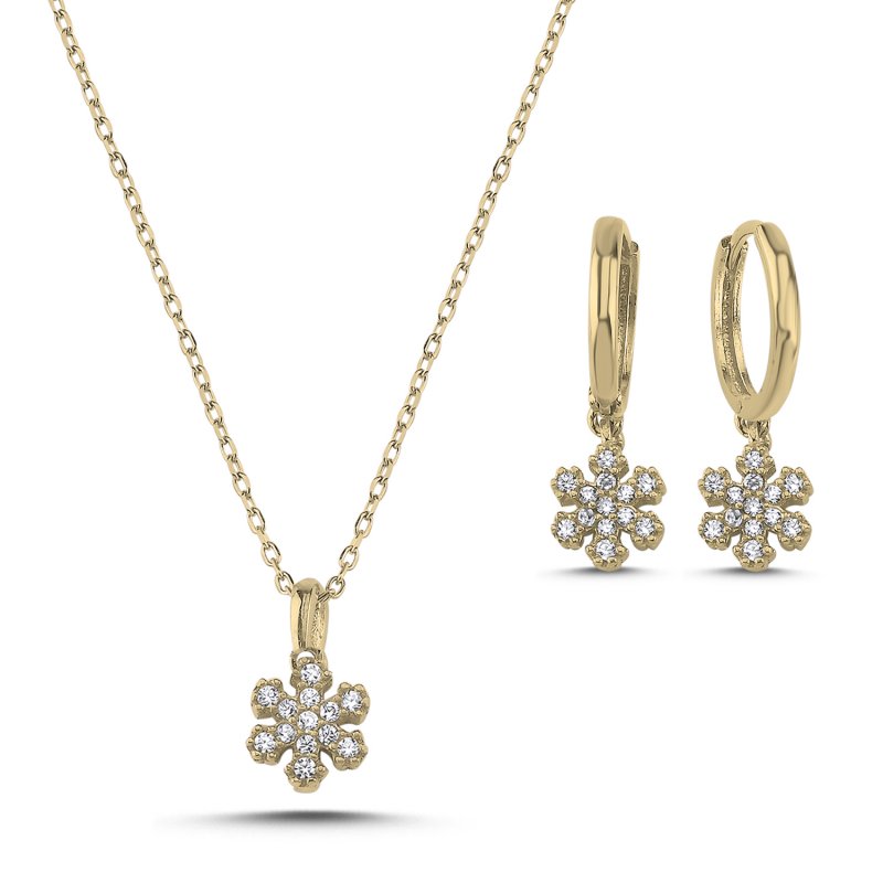 Snowflake CZ Set - S107551