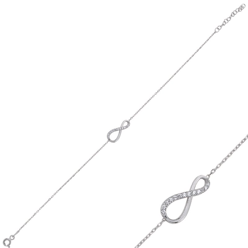 Infinity CZ Bracelet - B107567