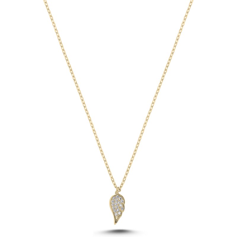 Wing CZ Necklace - N107612