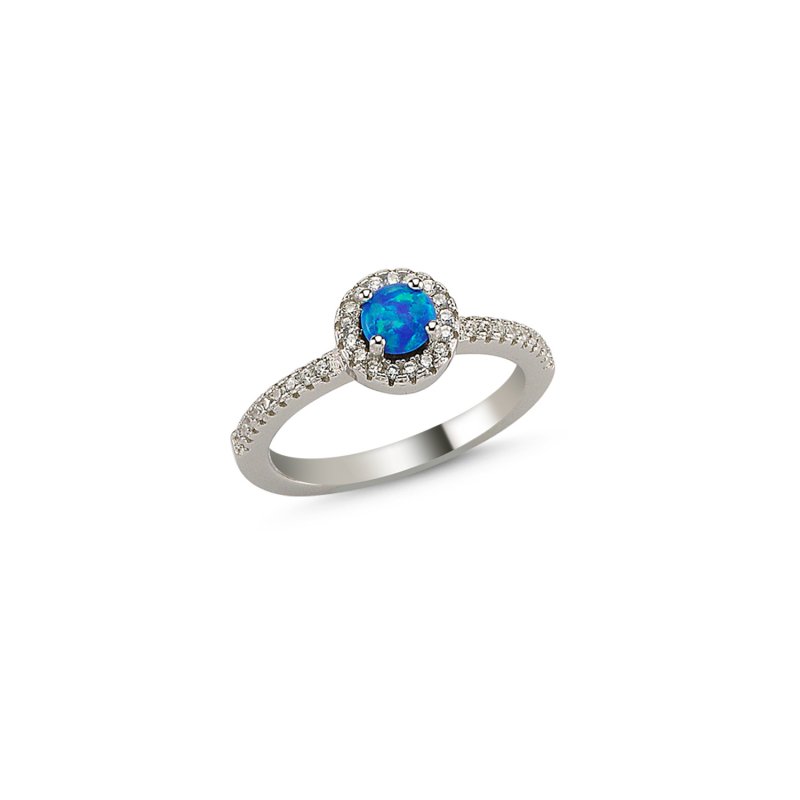 Opal & Zirkon Taşlı Yüzük - R107667