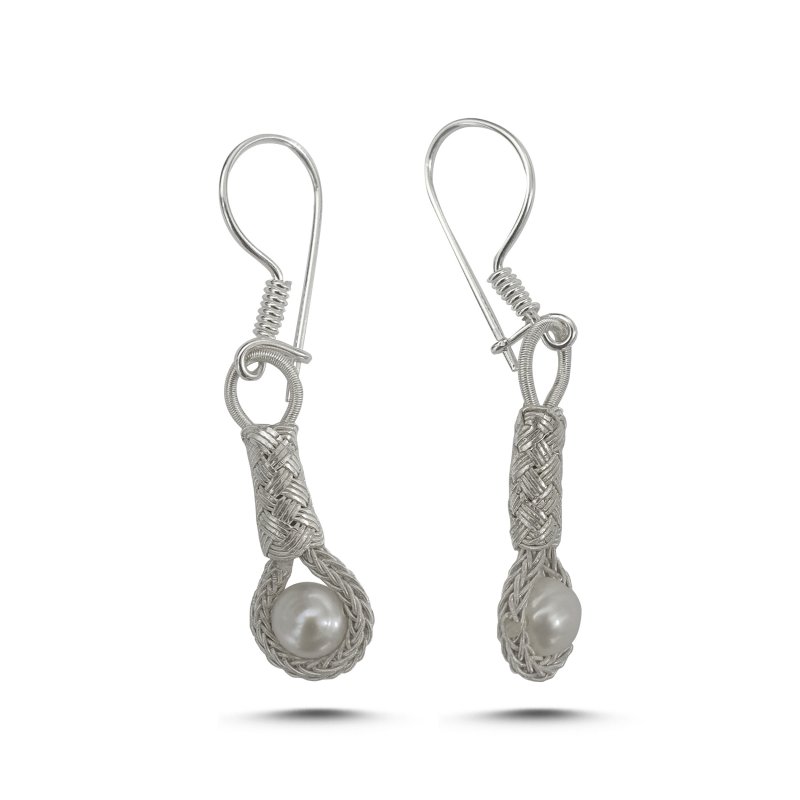 Dangle Pearl Kazaz Earrings - E107765