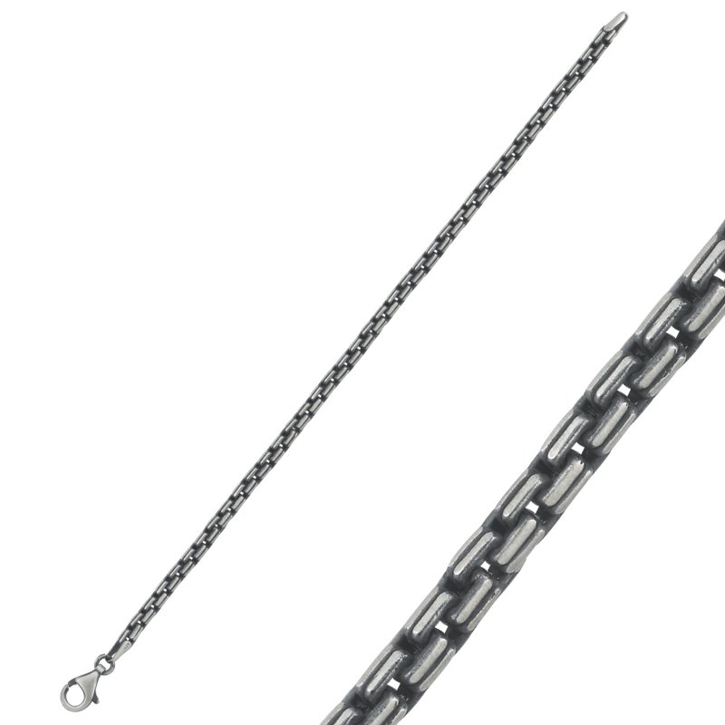 Oxidised Handcrafted Chain Bracelet - CH107784