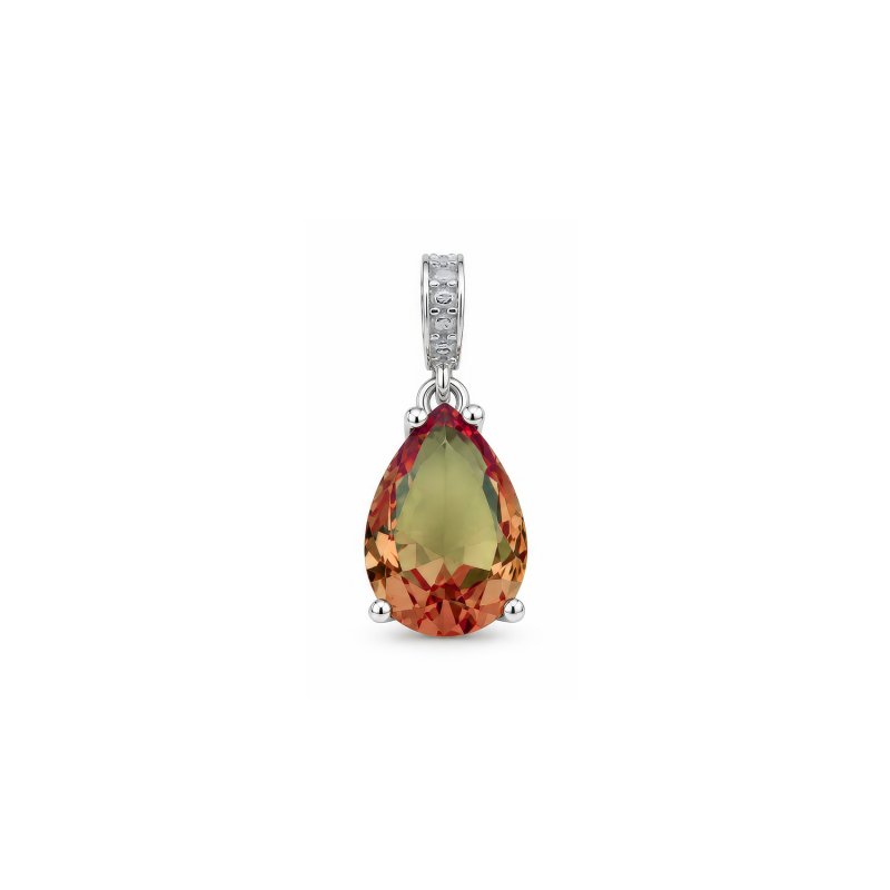 10x14mm Teardrop Zultanite CZ Solitaire Pendant - P107837