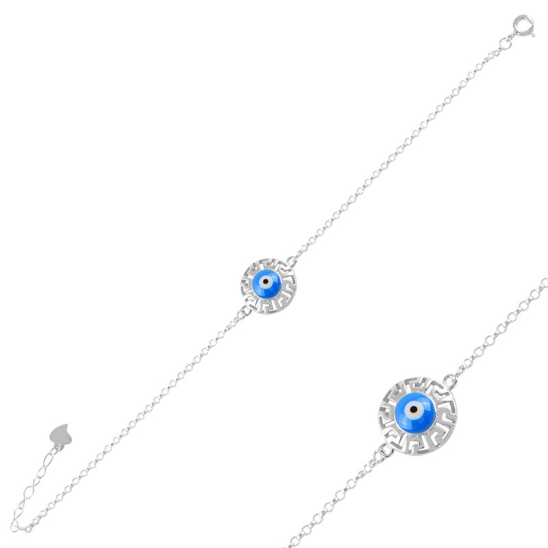 Evil Eye Enamel Bracelet - B13691